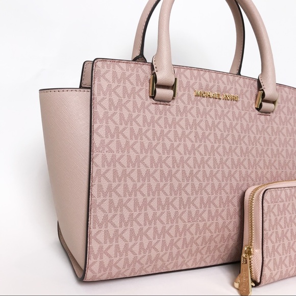 🌸 Michael Kors Selma Med Satchel And Wrislet NWT - Picture 3 of 8